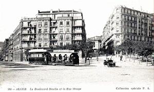 Alger - Boulevard Baudin et Rue Monge